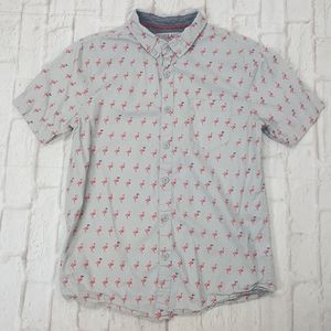 Silverlake Flamingo Sunglasses Button Down Shirt